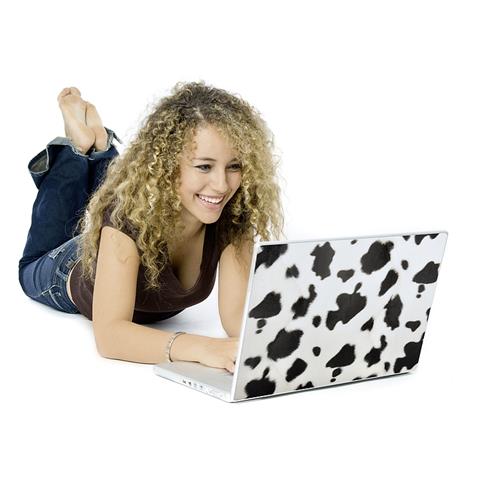 Lares Notebook Skin M, Nero, Bianco, notebooks netbooks - Foto 1